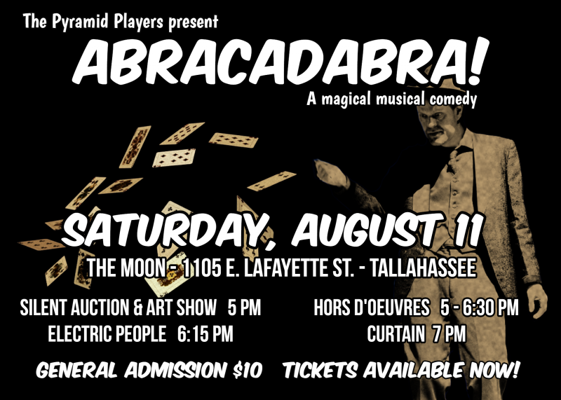 Abracadabra event flyer